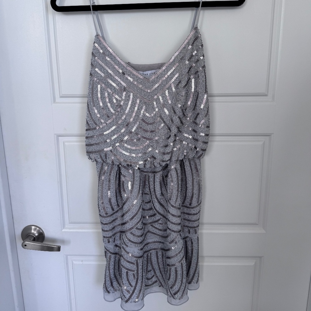 Endless Rose Sequin dress art deco sequin design Size small
